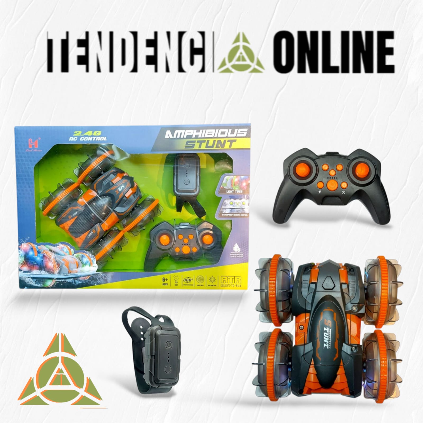 Carro RC Acrobático Extreme - Giros 360°, Luces LED y a Prueba de Todo