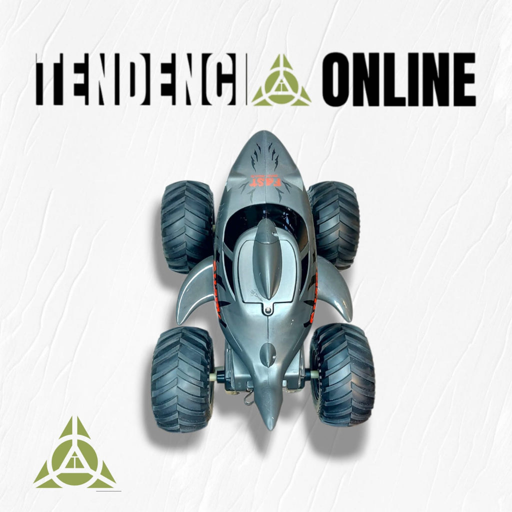 Carro RC Anfibio Shark - Todo Terreno con Lanzador de Agua 🦈💦
